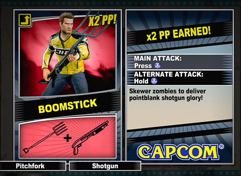 dead rising 2 weapons combo