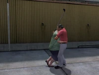 Jeff and Natalie hug as they reunite.