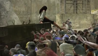 Isabela Fights off Zombies.png (1.11 MB) Isabela fights off zombies on the overturned Humvee