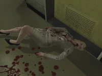 Undead Jessie after being killed.