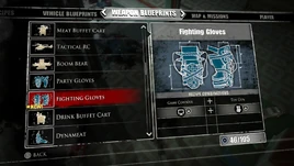 Fighting Gloves Blueprint