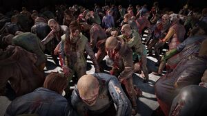 A horde of zombies