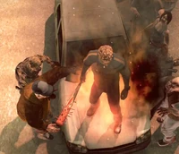 Dead Rising 2 Case Zero Chuck doesnt burn