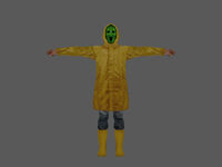 Cult member model within game files