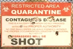 Dead Rising 2 Case Zero Quarantine Zone sign