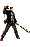 Artwork of Frank's appearance in Ultimate Marvel vs Capcom 3.