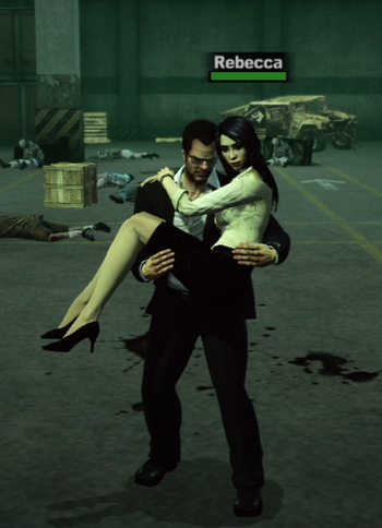 Frank Carries Rebecca