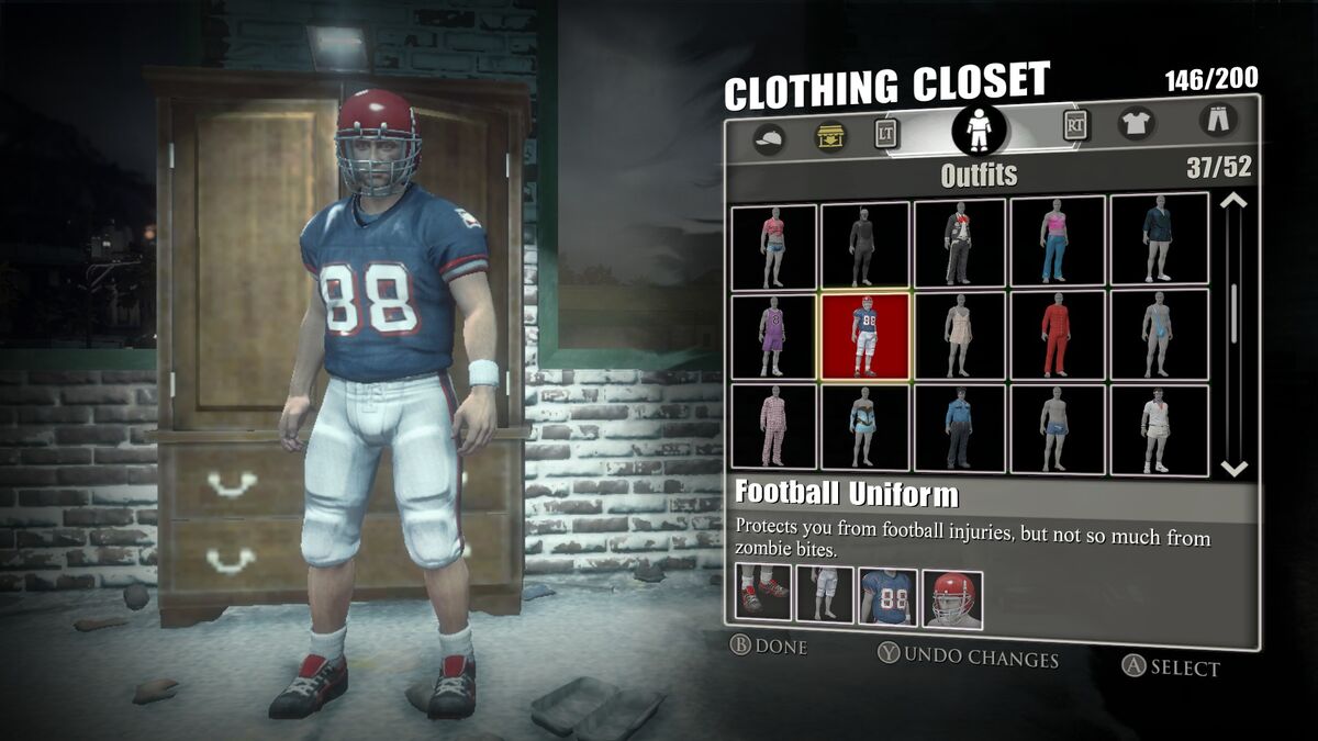 Football Uniform (Dead Rising 3), Dead Rising Wiki