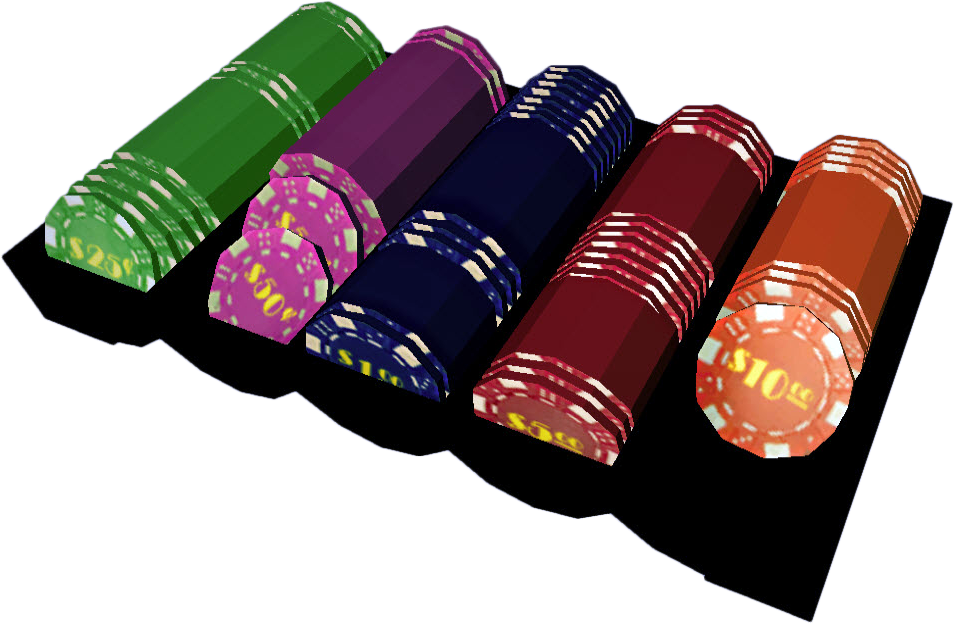 red poker chips png