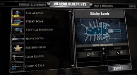 Sticky Bomb Blueprint