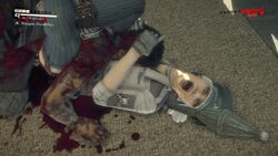 Hilde's grapple attack.