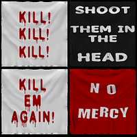 Dead rising TIR banners kill no mercy shoot them in the head