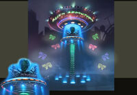 Concept art Alien Abduction ride