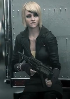 Dead rising anne with machine gun