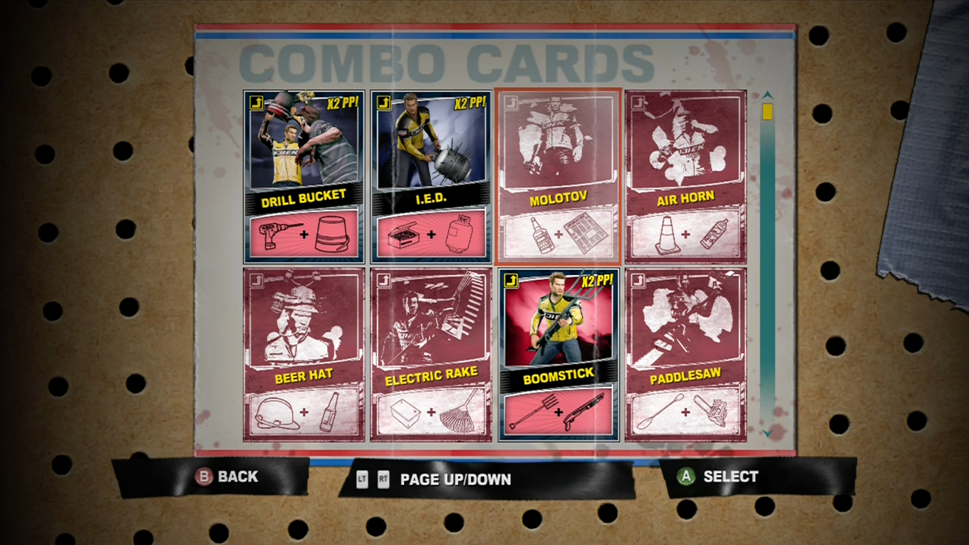 dead rising 2 off the record combo weapons