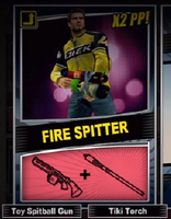 Dead rising 2 Fire Spitter combo card