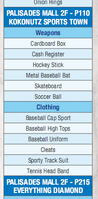 Lists the Basketball High Tops incorrectly as Baseball High Tops.