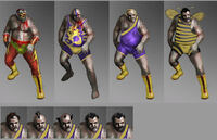 Dead rising 2 Off the Record concept art from main menu art page zombies wrestlers beginning game (2)