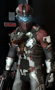 Isaac wearing the Agility Advanced Suit.