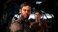 Isaac and Ellie in Dead Space 3