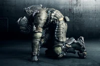 Isaac in the Arctic Survival Suit.