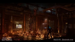  finds a group of Unitologists who committed suicide on the Ishimura'"`UNIQ--nowiki-0000003C-QINU`"''s Crew Deck.