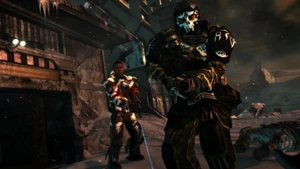 Carver prepares to shoot a member of the .