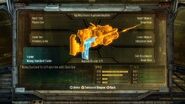 An example of weapon crafting in Dead Space 3.