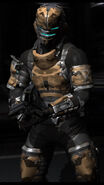 Tiger Camo Military Suit.