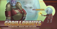 Gorillanauts advertisement.