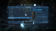 In the suit select menu.
