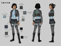 Concept lexine full 031209.jpg (284 KB) Concept art of Lexine Murdoch's RIG in Dead Space: Extraction.