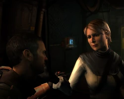 Isaac admits his true feelings to the  of Nicole: that he cannot accept her death because she is his "everything".