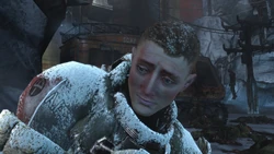 Tim finds himself surrounded by executed  Legionaries.