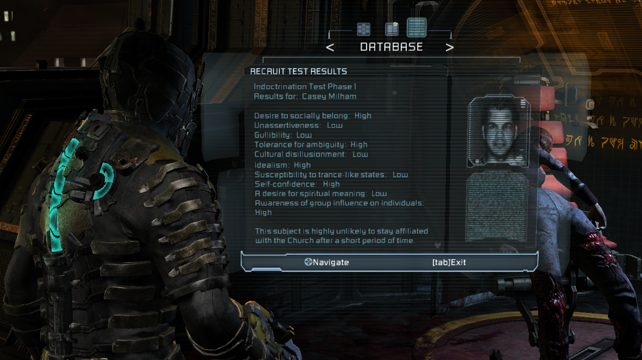 Casey Milham, Dead Space Wiki