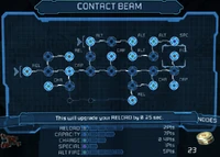 The Contact Beam's upgrade path has many "ALT FIRE" nodes that can be upgraded.