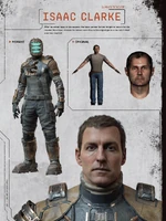 Gunner Wright as Isaac in The Art of Dead Space (2023).