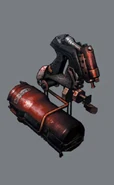 Artwork of the Flamethrower.