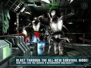 The Heavy Pulse Rifle seen in an ad about the game's Survival Mode