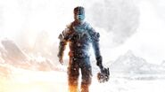 The suit as it appears on the cover of Dead Space 3.