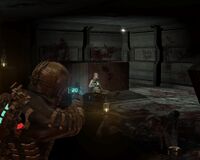 The weapon used for suicide in Dead Space (2008).