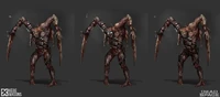 More concepts for the Twitcher in Dead Space (2023).