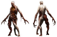 A full-body concept art of the Puker.