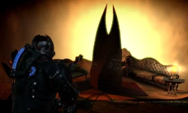 Carver faces a Marker in a "dementia land" resembling his family home.