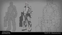 DSR Military Suit Concept.jpg (914 KB) Concept art of the EDF Marine RIG suit.