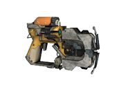 Render of the makeshift Plasma Cutter from Dead Space 2.