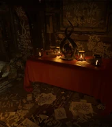 A Unitologist altar on the USG Ishimura.