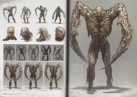 Concept art of the Hunters, showing their resemblance to the .