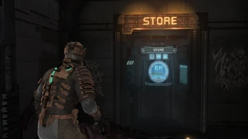 Una Tienda ubicada a la entrada de la Cubierta médica.