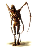 Concept art for an unused regenerative variant of the Slasher.